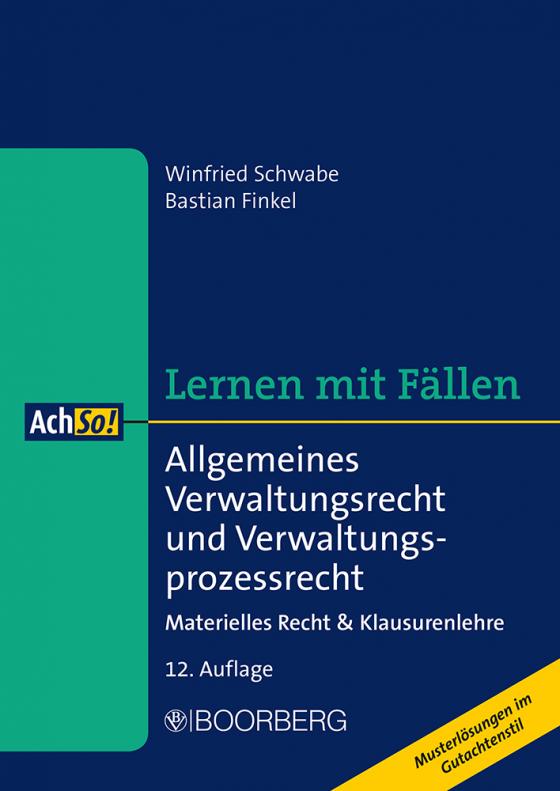 Cover-Bild Allgemeines Verwaltungsrecht und Verwaltungsprozessrecht