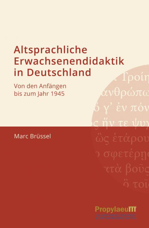 Cover-Bild Altsprachliche Erwachsenendidaktik in Deutschland
