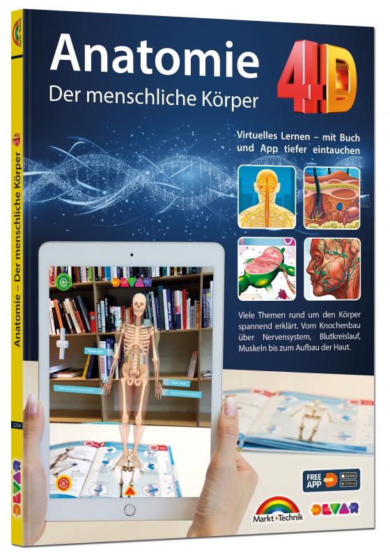 Cover-Bild Anatomie 4D - der menschliche Körper mit APP zum virtuellen Rundgang