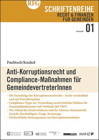Cover-Bild Anti-Korruptionsrecht und Compliance Maßnahmen für GemeindevertreterInnen