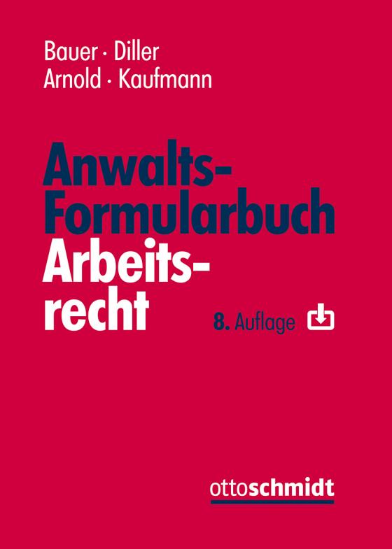 Cover-Bild Anwalts-Formularbuch Arbeitsrecht