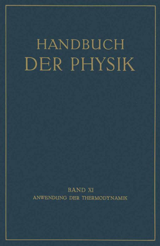Cover-Bild Anwendung der Thermodynamik