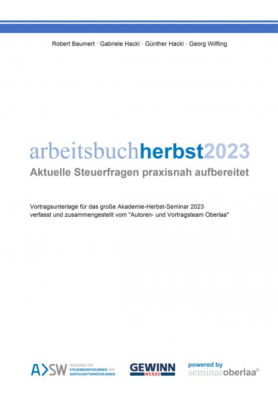 Cover-Bild Arbeitsbuch Herbst 2023