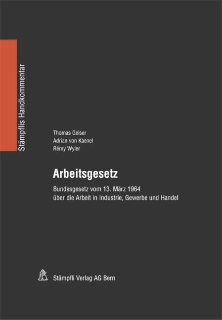 Cover-Bild Arbeitsgesetz