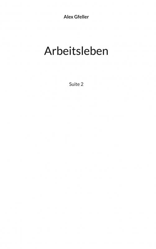 Cover-Bild Arbeitsleben
