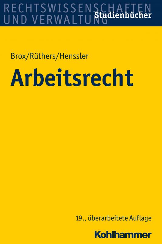 Cover-Bild Arbeitsrecht