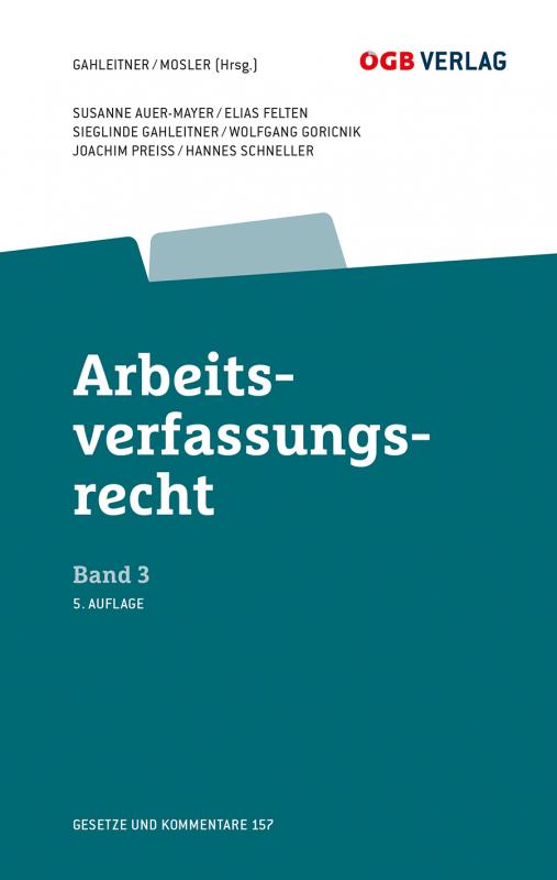 Cover-Bild Arbeitsverfassungsrecht Bd 3