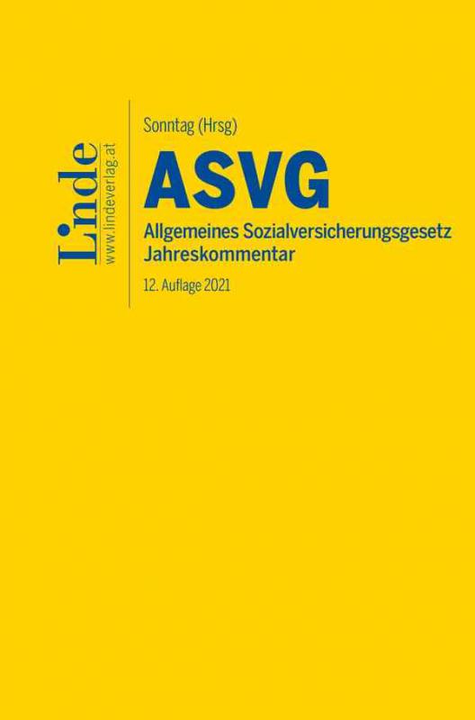 Cover-Bild ASVG | Allgemeines Sozialversicherungsgesetz 2021