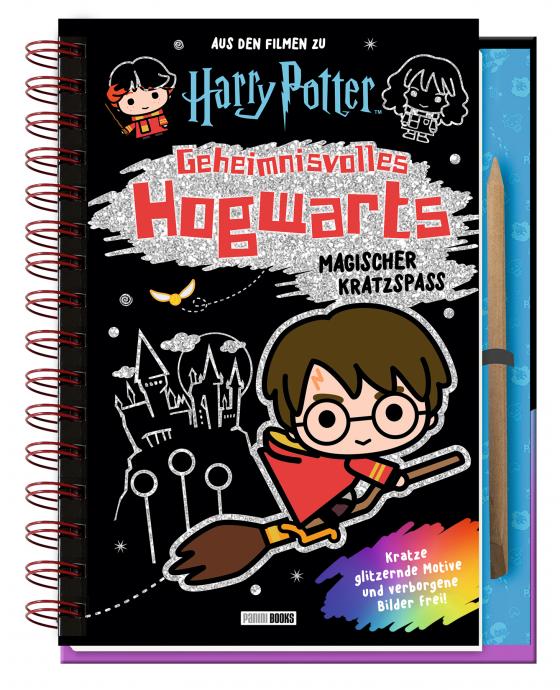Cover-Bild Aus den Filmen zu Harry Potter: Geheimnisvolles Hogwarts: Magischer Kratzspaß (mit Kratzstift)