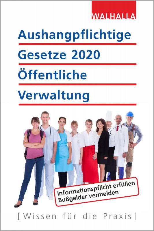 Cover-Bild Aushangpflichtige Gesetze 2020 Öffentliche Verwaltung