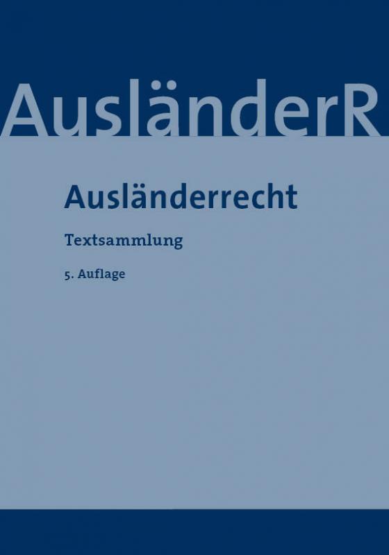 Cover-Bild Ausländerrecht