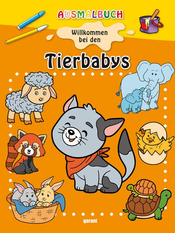 Cover-Bild Ausmalbuch - Tierbabys