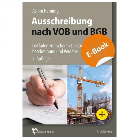 Cover-Bild Ausschreibung nach VOB und BGB - E-Book (PDF)