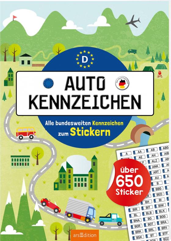Cover-Bild Autokennzeichen – Alle bundesweiten Kennzeichen zum Stickern