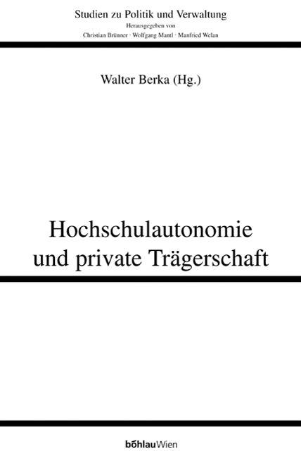 Cover-Bild Autonomie im Bildungswesen