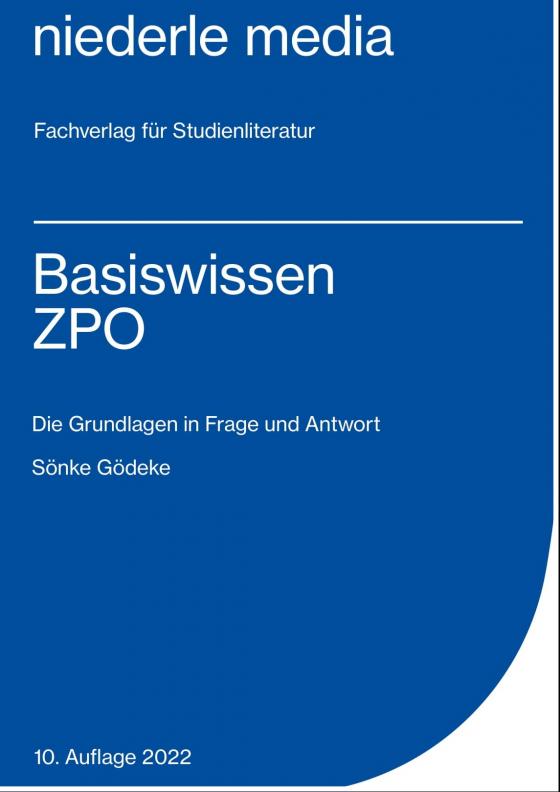 Cover-Bild Basiswissen ZPO - 2022