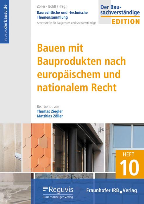Cover-Bild Bauen mit Bauprodukten nach europäischem und nationalem Recht