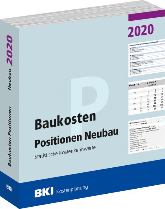 Cover-Bild Baukosten Positionen Neubau 2020