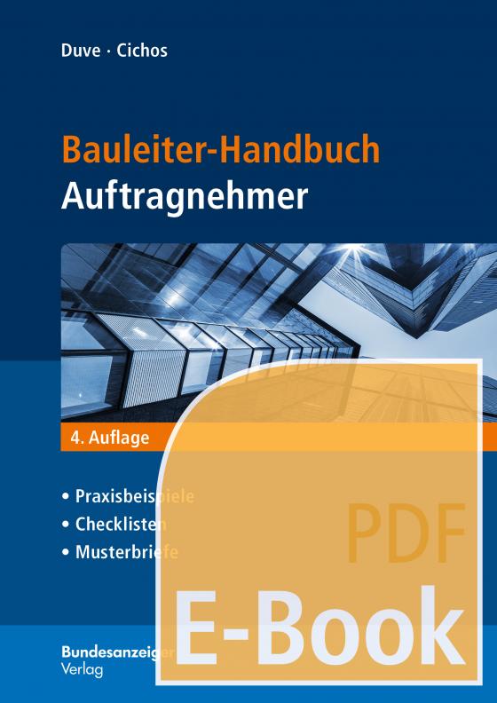 Cover-Bild Bauleiter-Handbuch Auftragnehmer