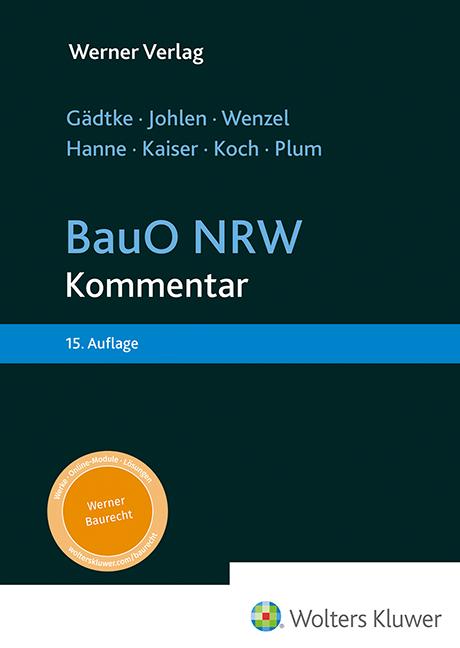 Cover-Bild BauO NRW