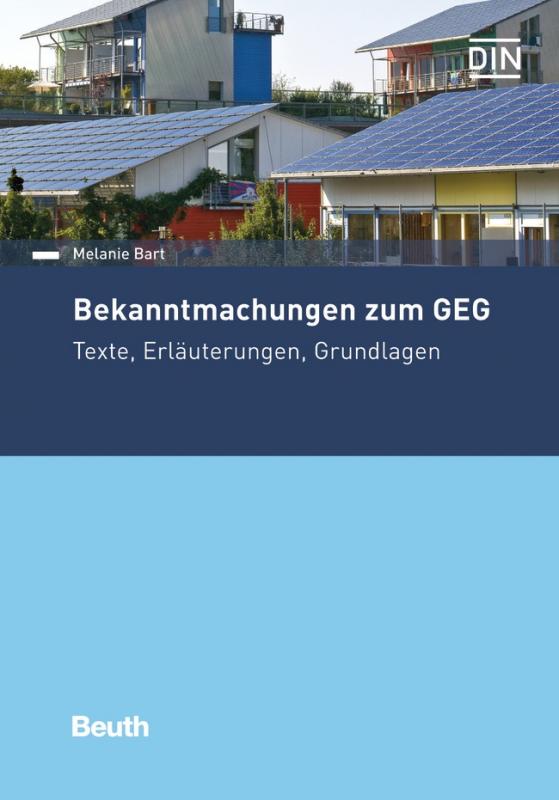 Cover-Bild Bekanntmachungen zum GEG