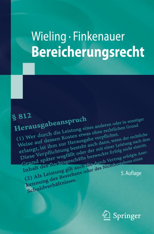 Cover-Bild Bereicherungsrecht