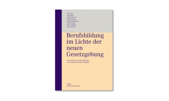 Cover-Bild Berufsbildung im Lichte der neuen Gesetzgebung