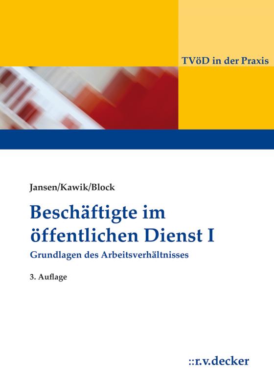 Cover-Bild Beschäftigte im Öffentlichen Dienst I