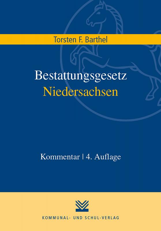 Cover-Bild Bestattungsgesetz Niedersachsen