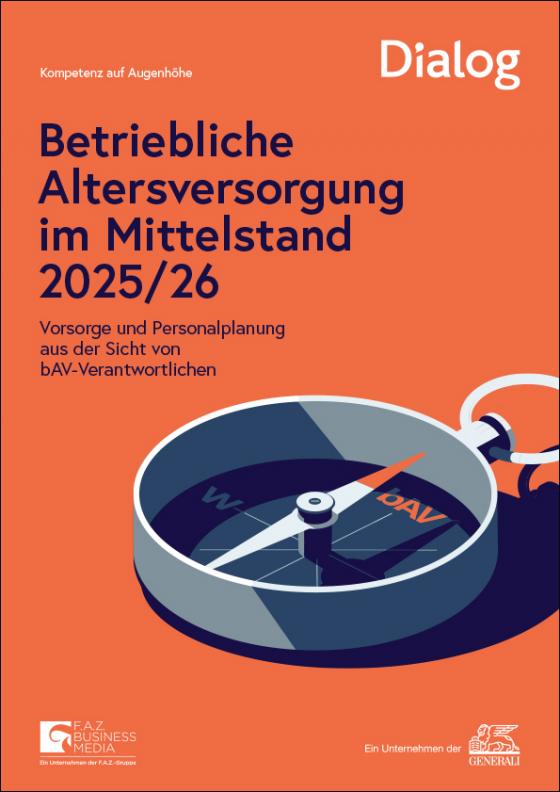 Cover-Bild Betriebliche Altersversorgung im Mittelstand 2025-26