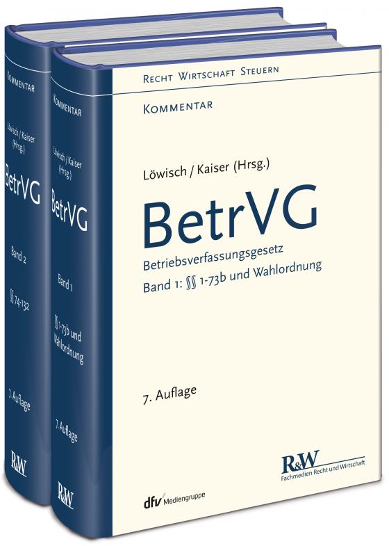 Cover-Bild BetrVG, Band 1 und 2