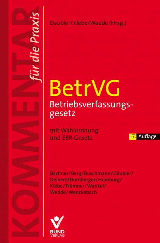 Cover-Bild BetrVG - Betriebsverfassungsgesetz