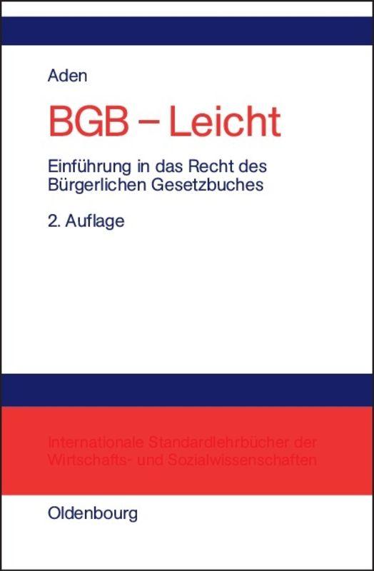 Cover-Bild BGB - Leicht