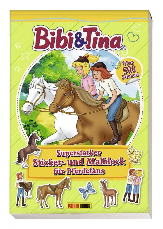 Cover-Bild Bibi & Tina: Superstarker Sticker- und Malblock für Pferdefans