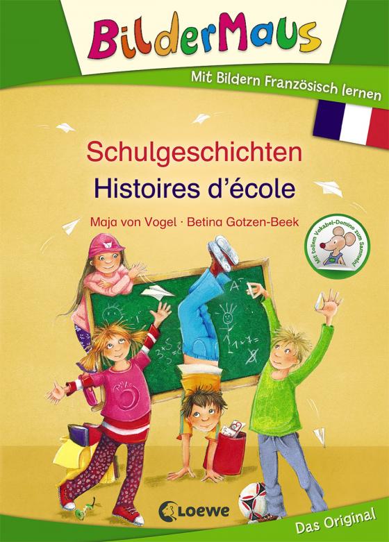 Cover-Bild Bildermaus - Mit Bildern Französisch lernen - Schulgeschichten - Histoires d'école