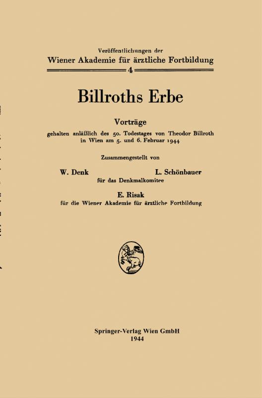 Cover-Bild Billroths Erbe