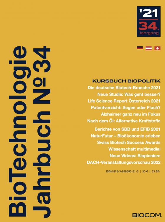 Cover-Bild BioTechnologie Jahrbuch 2021