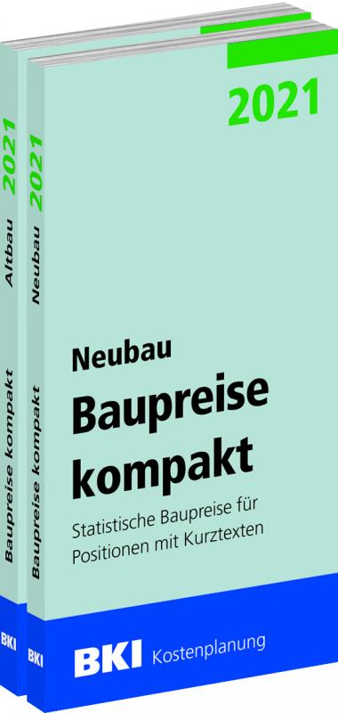Cover-Bild BKI Baupreise kompakt 2021 - Neubau + Altbau