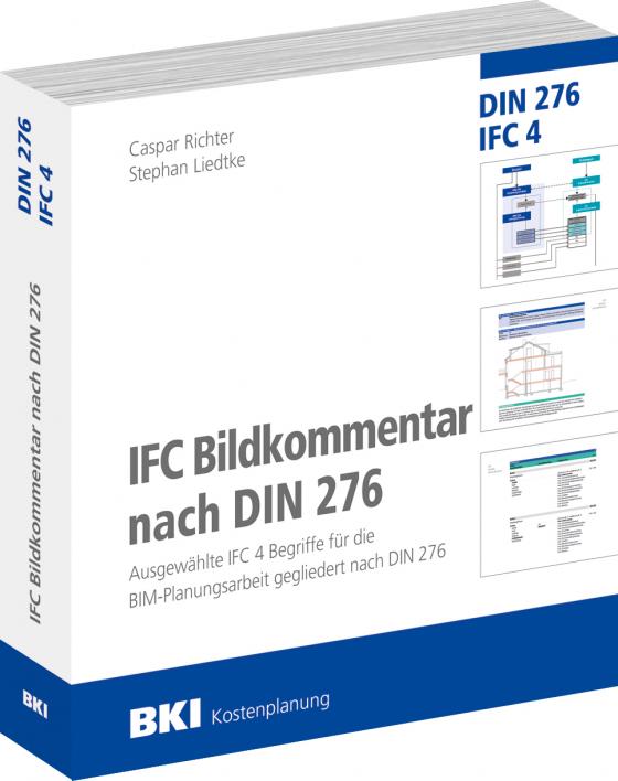 Cover-Bild BKI IFC Bildkommentar nach DIN 276