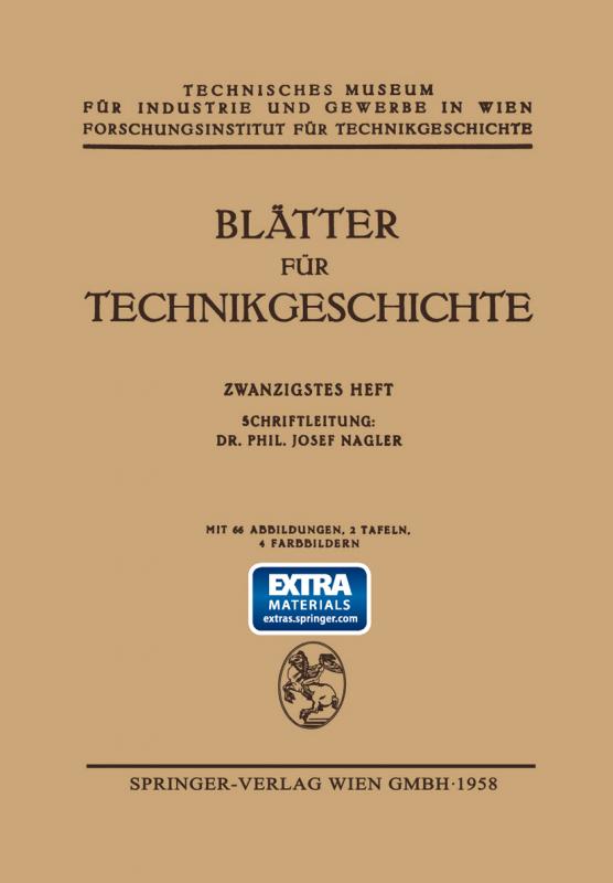 Cover-Bild Blätter für Technikgeschichte