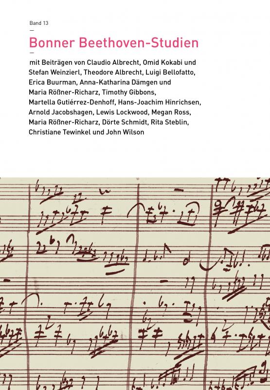 Cover-Bild Bonner Beethoven-Studien 13
