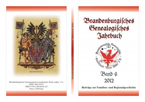 Cover-Bild Brandenburgisches Genealogisches Jahrbuch (BGJ) / Brandenburgisches Genealogisches Jahrbuch 2012
