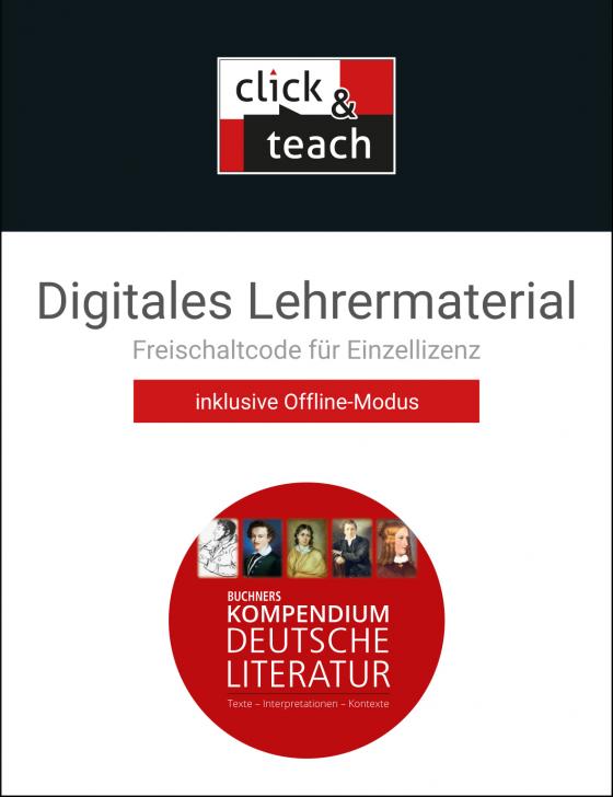 Cover-Bild Buchners Kompendium Deutsche Literatur NEU / Kompendium Deutsche Literatur click & teach Box