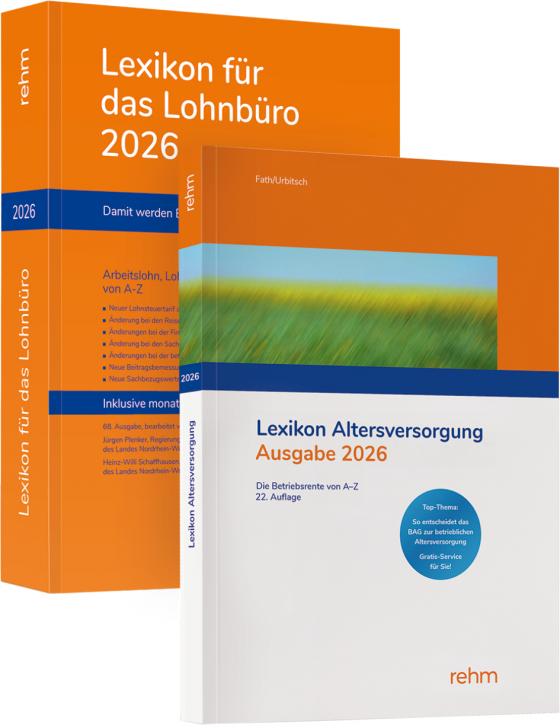 Cover-Bild Buchpaket Lexikon für das Lohnbüro und Lexikon Altersversorgung 2026