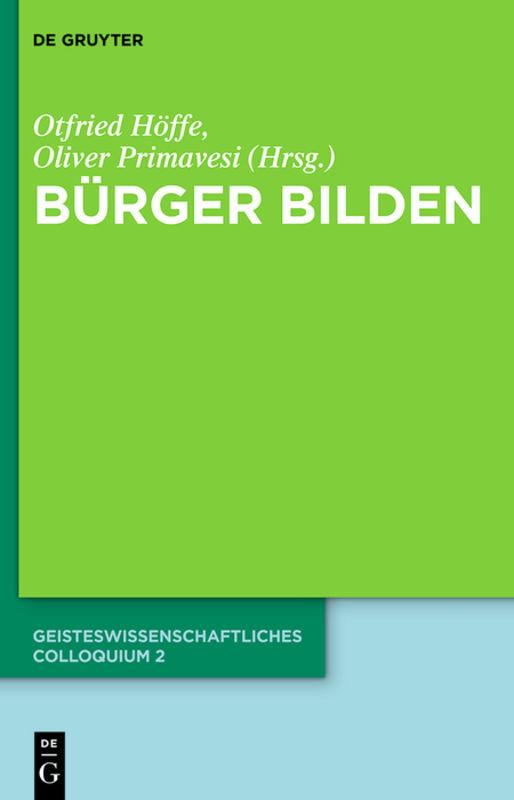 Cover-Bild Bürger bilden