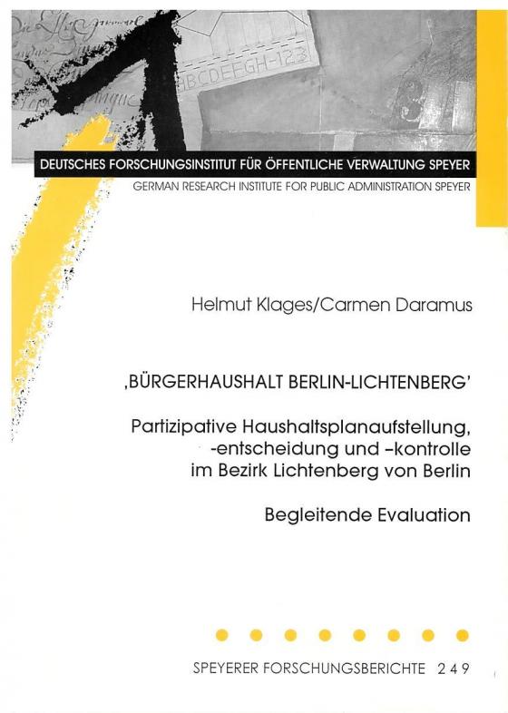 Cover-Bild Bürgerhaushalt Berlin-Lichtenberg