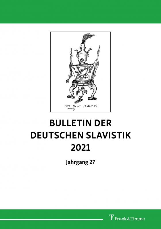 Cover-Bild Bulletin der Deutschen Slavistik 2021