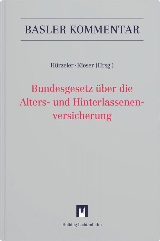 Cover-Bild Bundesgesetz über die Alters- und Hinterlassenenversicherung (AHVG)