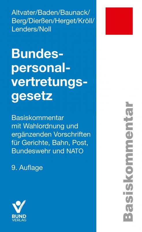 Cover-Bild Bundespersonalvertretungsgesetz