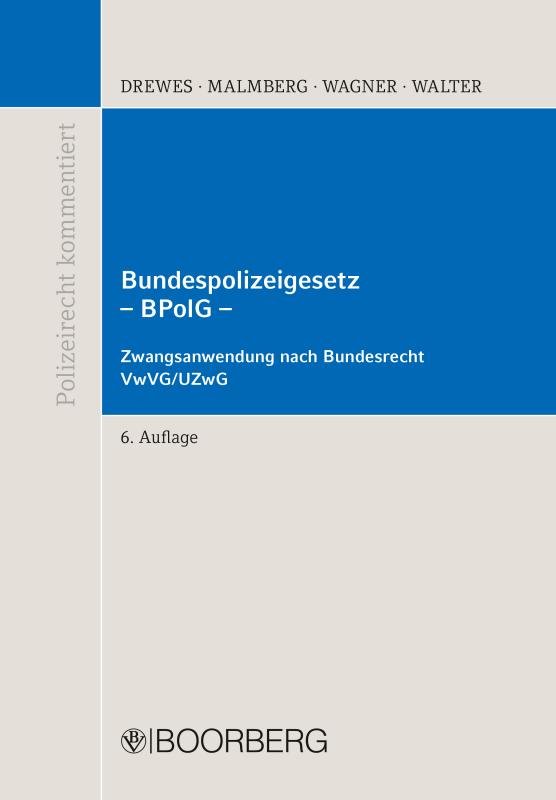 Cover-Bild Bundespolizeigesetz - BPolG -